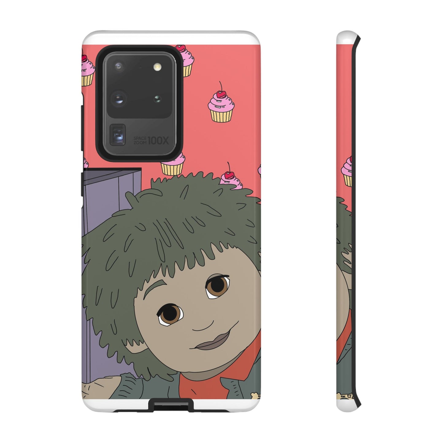 Cute Cupcake Tiny Phone Case — Whimsical Retro Character Protective Cover