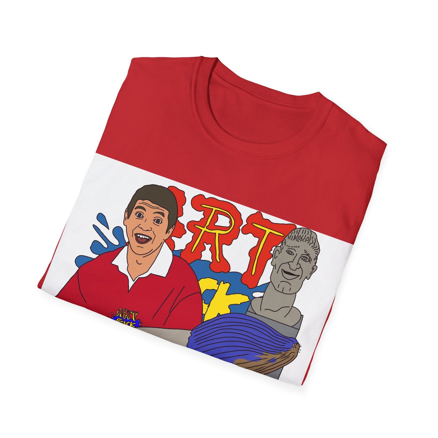 Art Attack 90s T-Shirt — Funny Graphic Tee