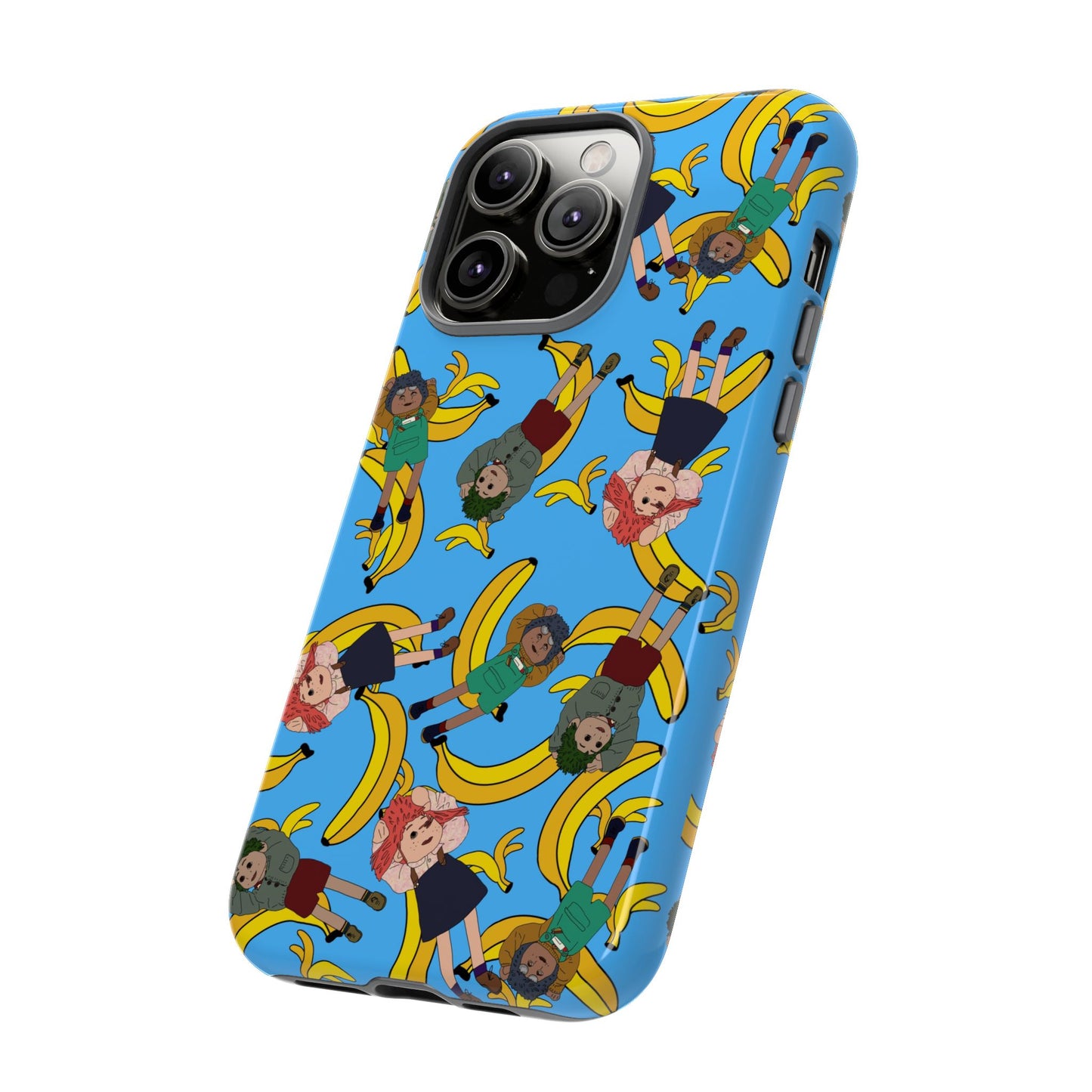 Banana Tots Pattern Phone Case — Cute Cartoon Phone Cover