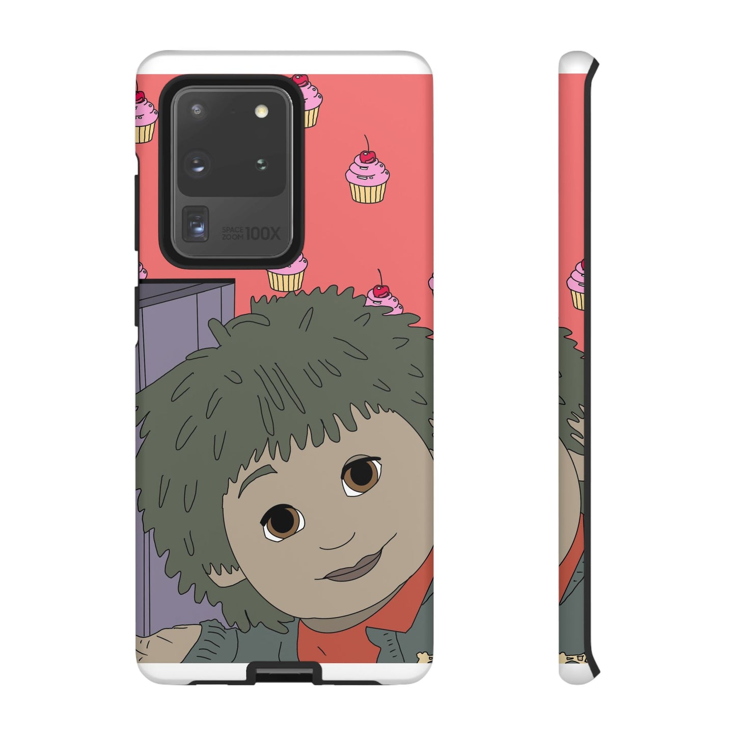 Cute Cupcake Tiny Phone Case — Whimsical Retro Character Protective Cover