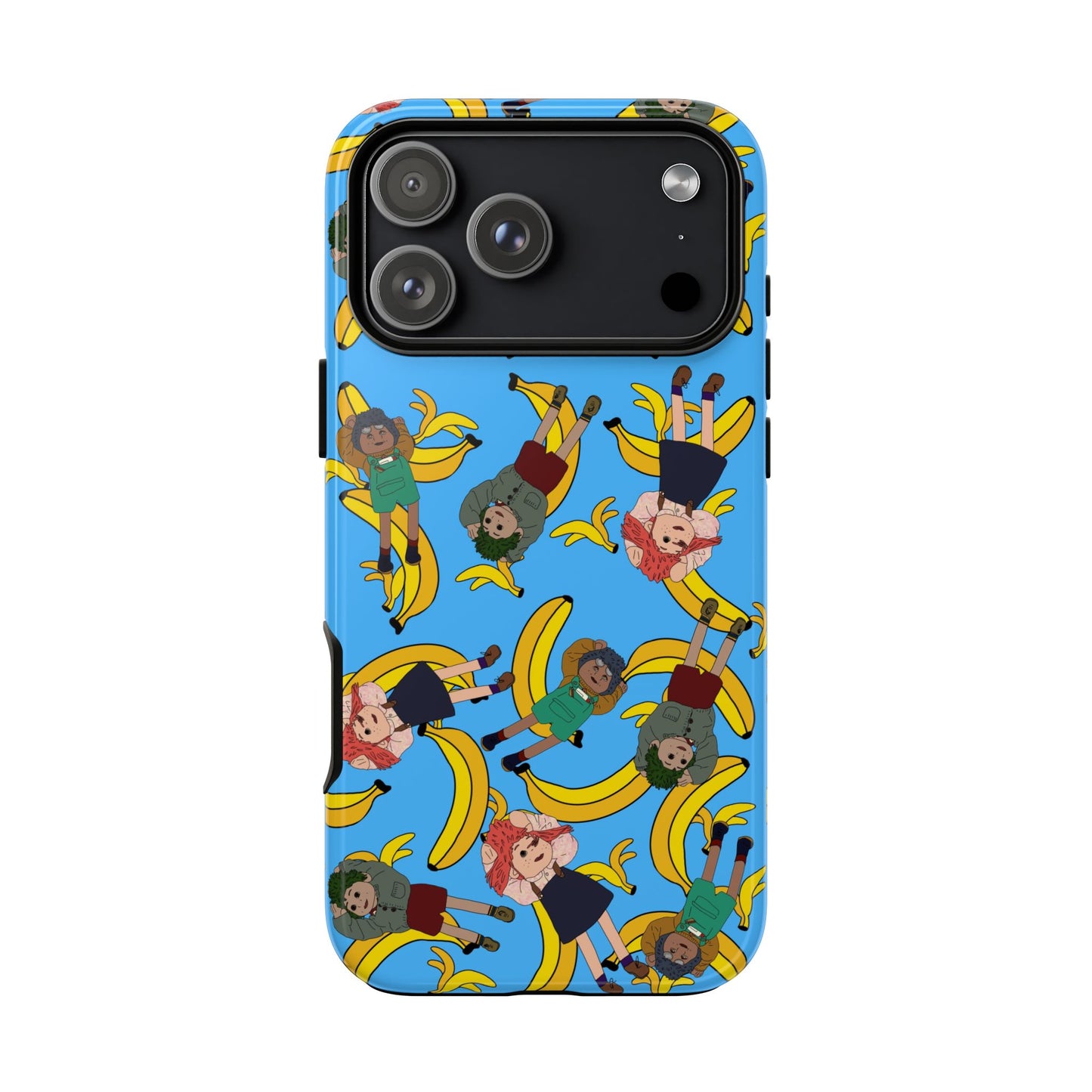 Banana Tots Pattern Phone Case — Cute Cartoon Phone Cover