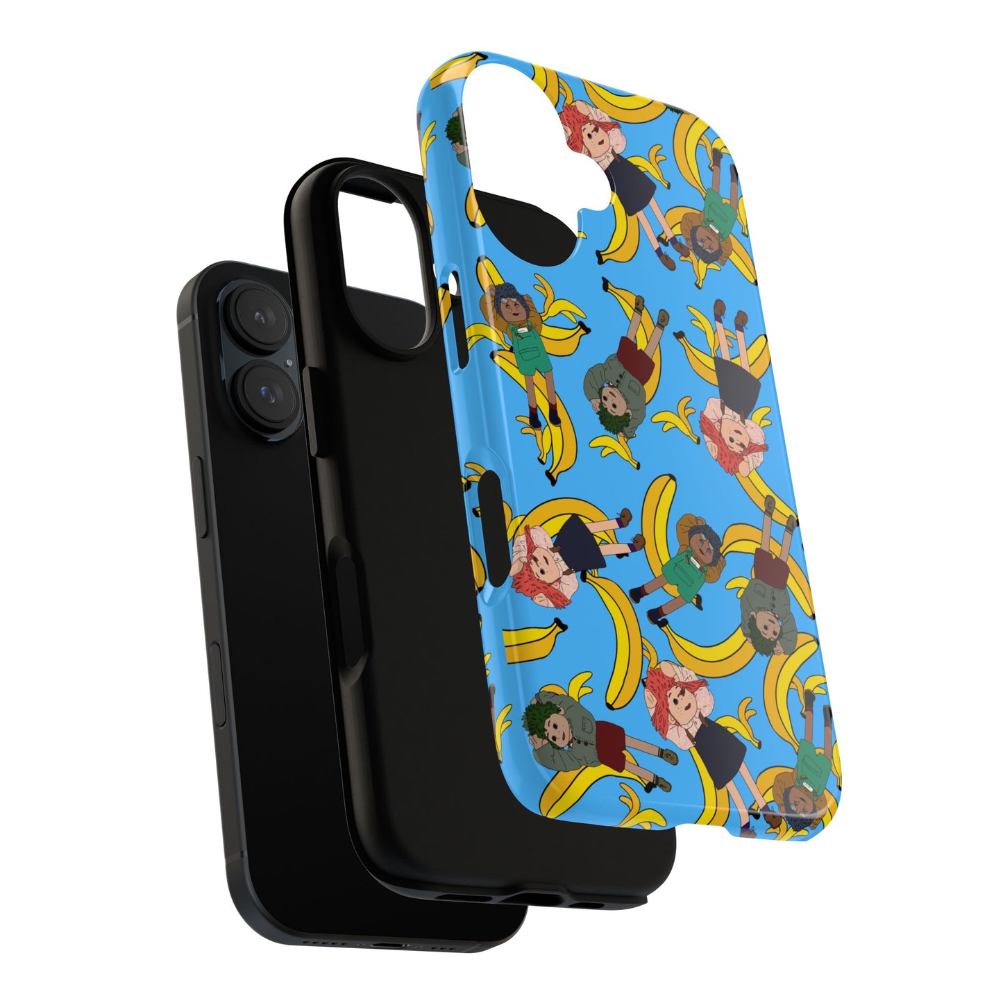Banana Tots Pattern Phone Case — Cute Cartoon Phone Cover