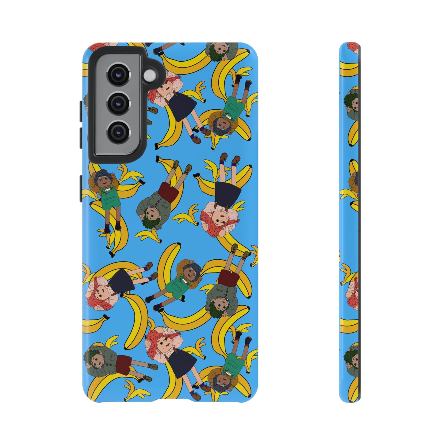 Banana Tots Pattern Phone Case — Cute Cartoon Phone Cover