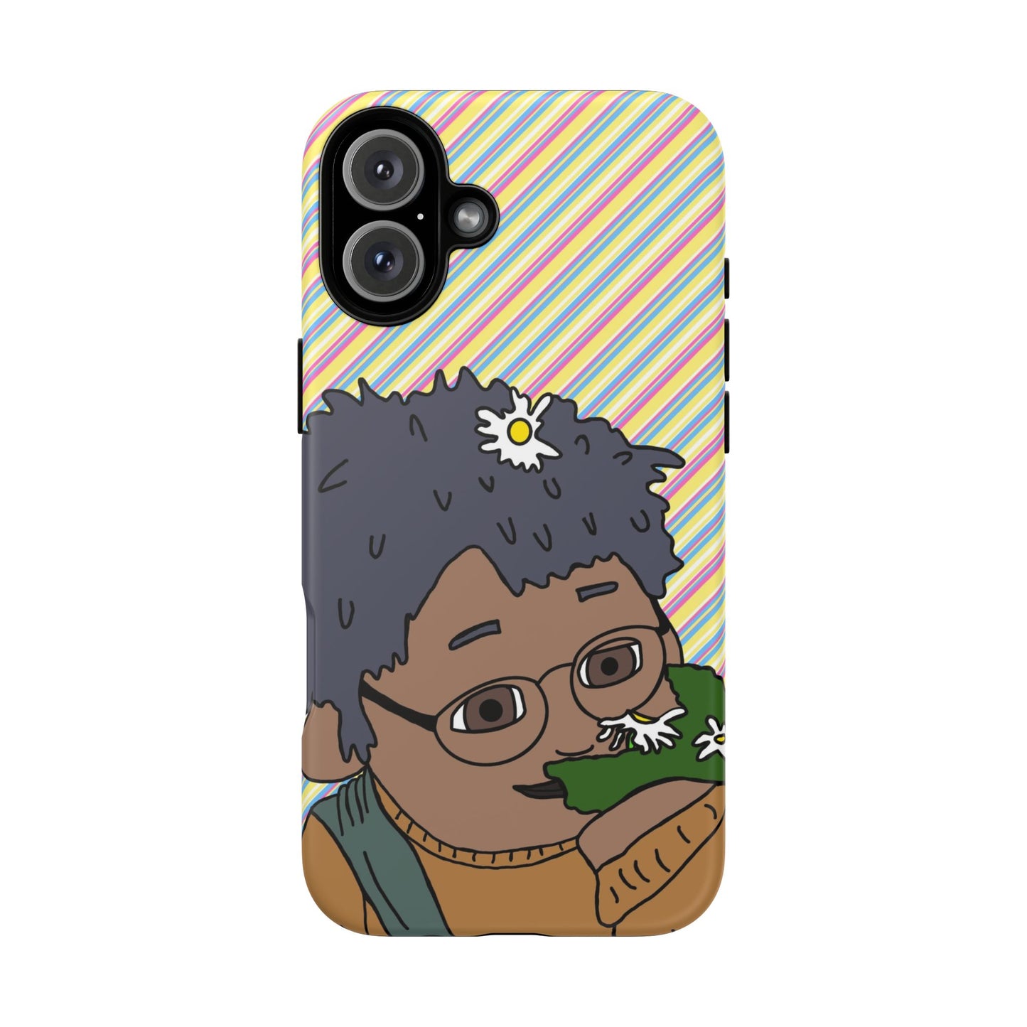 Cute Flowers Tom Phone Case —