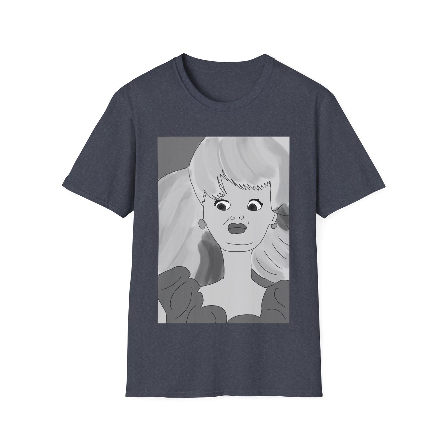 EWWW T-Shirt — Retro Pop Art Doll Portrait Graphic Tee