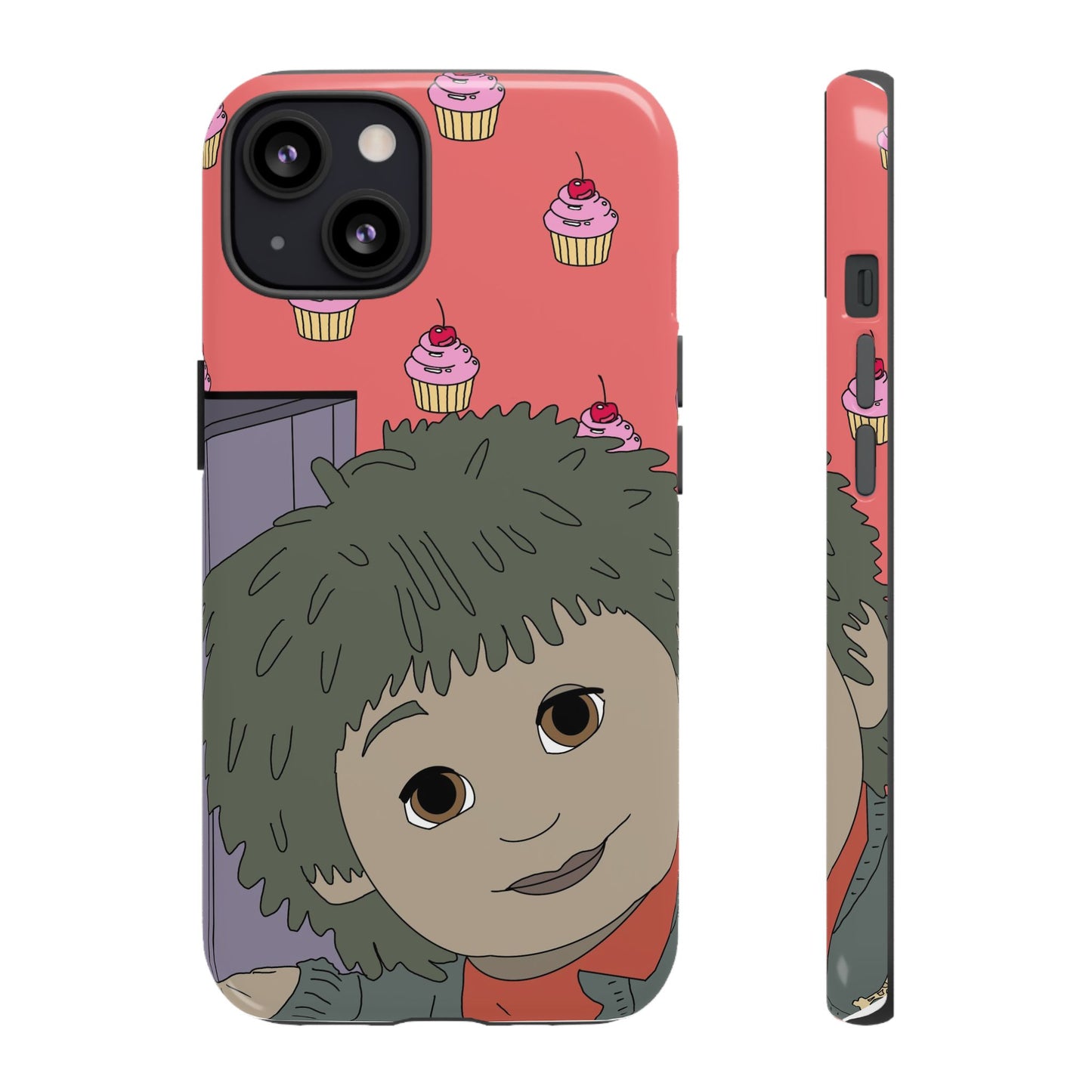 Cute Cupcake Tiny Phone Case — Whimsical Retro Character Protective Cover