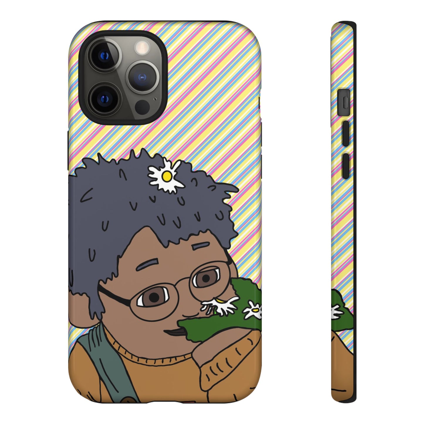 Cute Flowers Tom Phone Case —