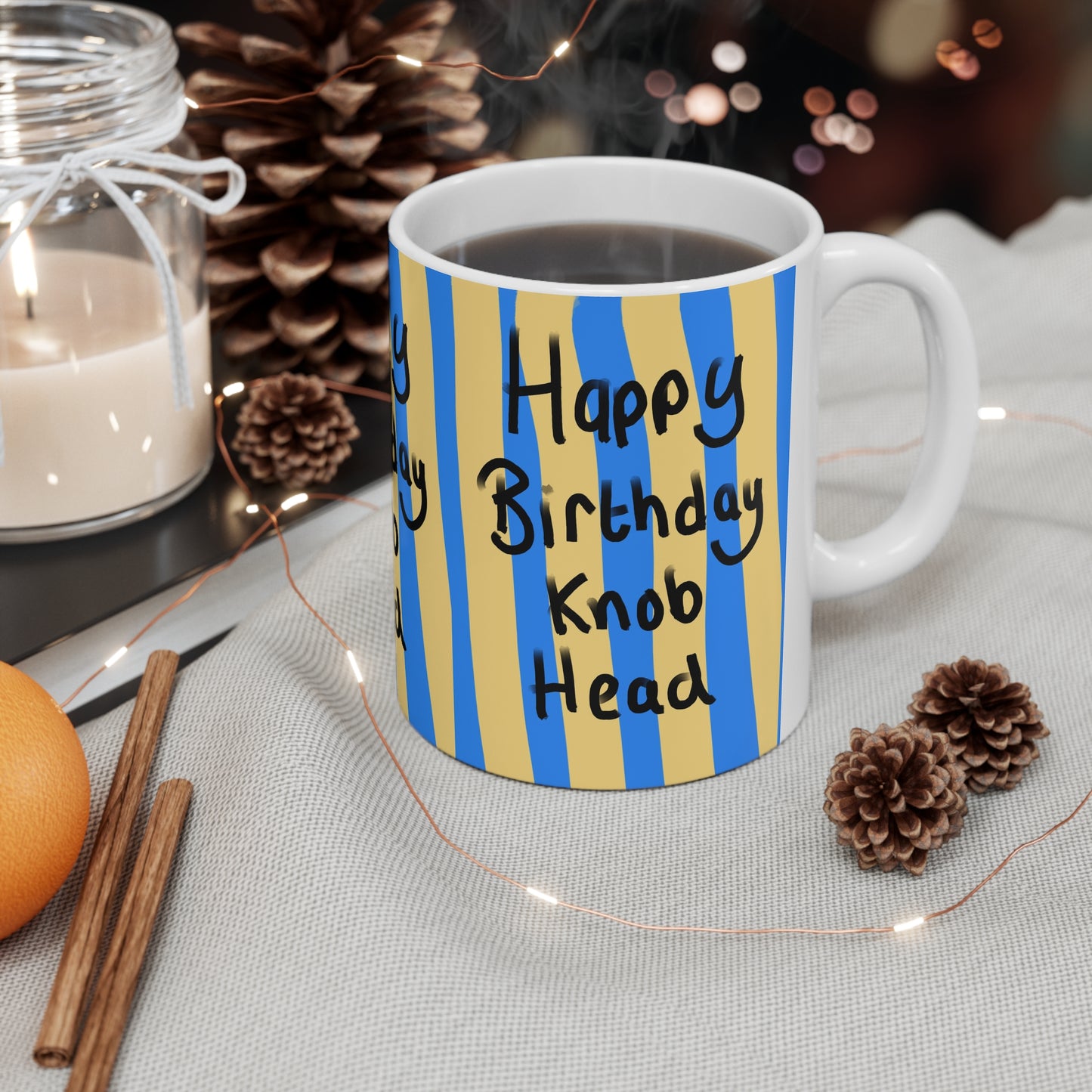 Knobhead | Funny Birthday Mug | More Jam