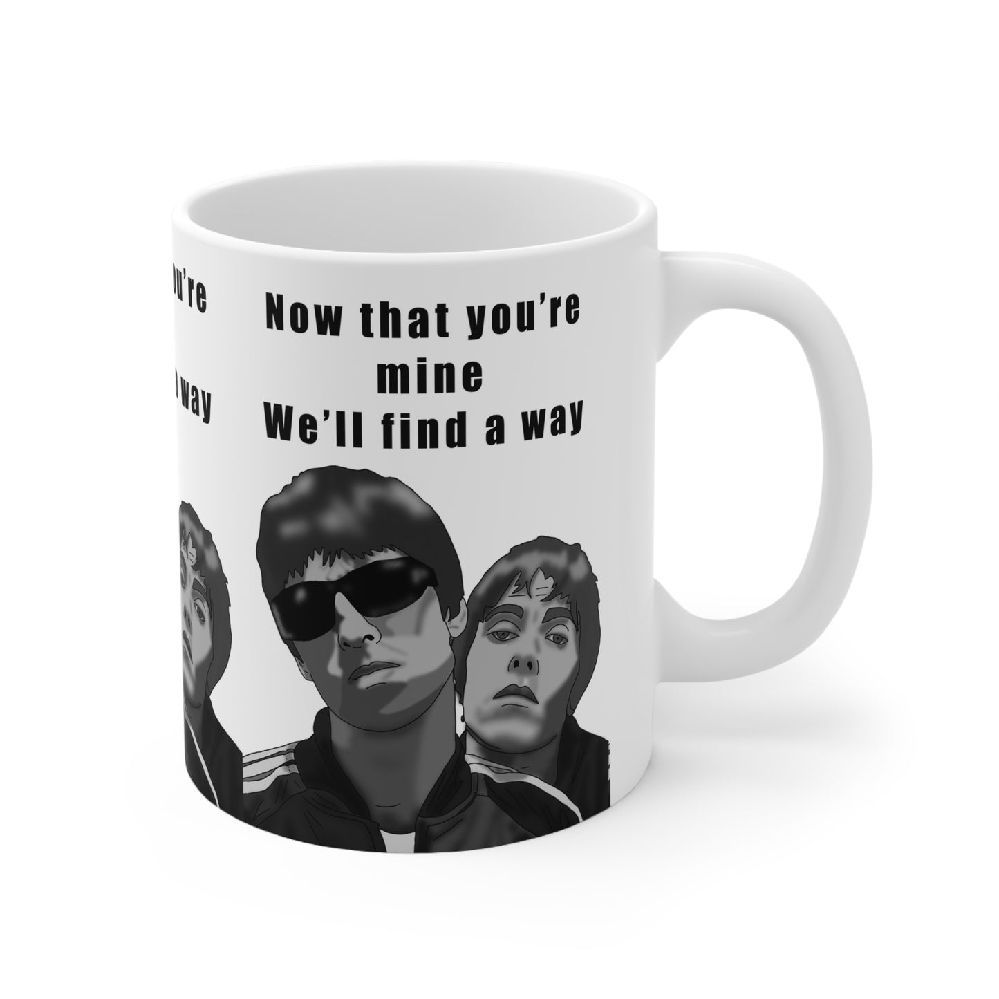 Oasis Lyrics Mug — Oasis Slide Away "I Dream of You and All the Things You Say"