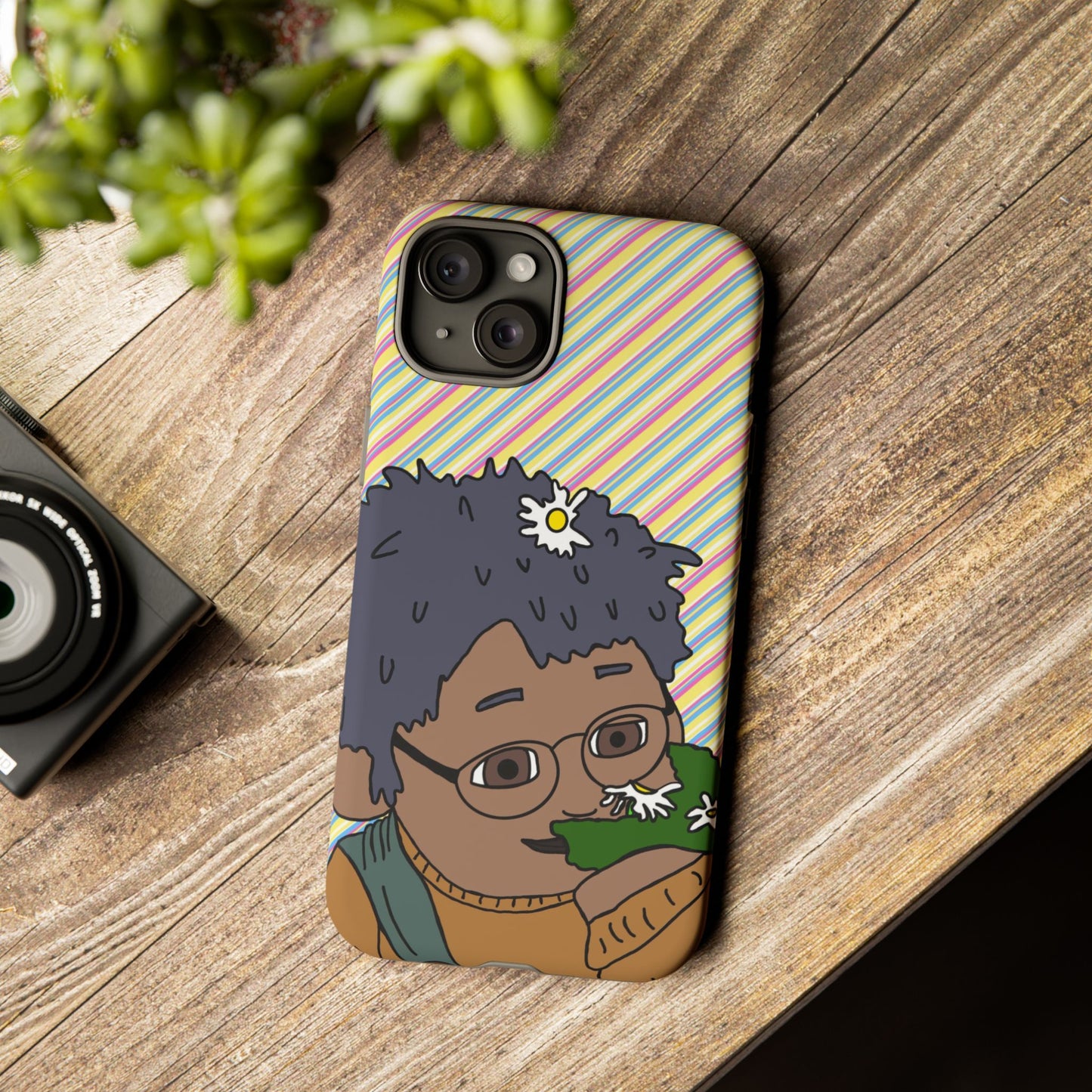 Cute Flowers Tom Phone Case —