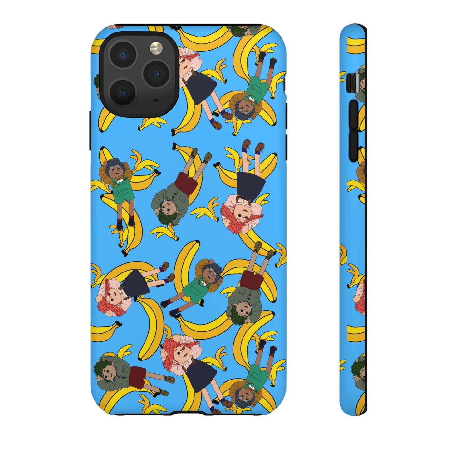Banana Tots Pattern Phone Case — Cute Cartoon Phone Cover