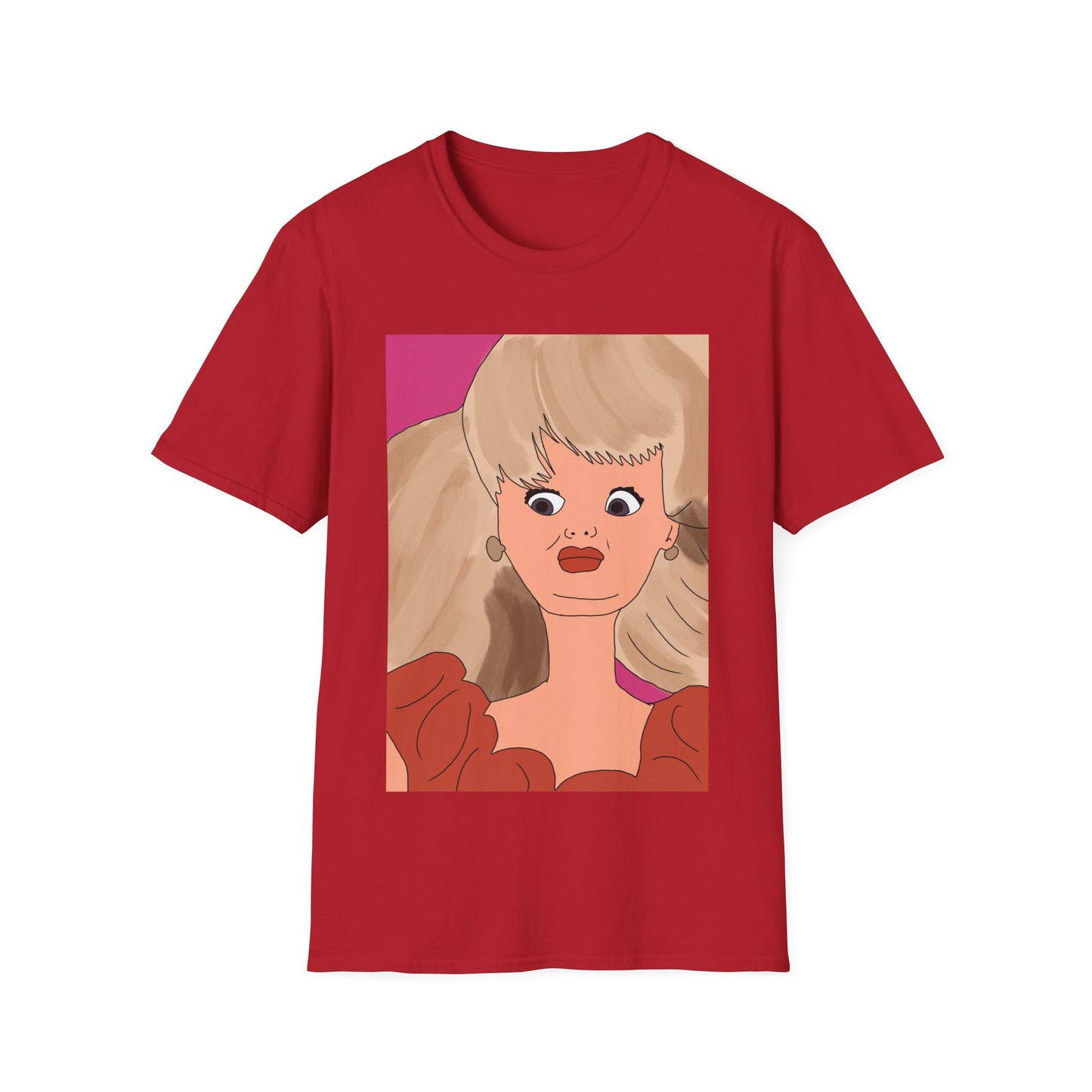 Ewww Retro Pop Art Doll Portrait T-Shirt