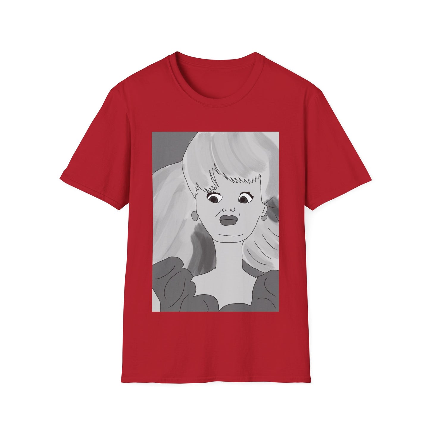 EWWW T-Shirt — Retro Pop Art Doll Portrait Graphic Tee