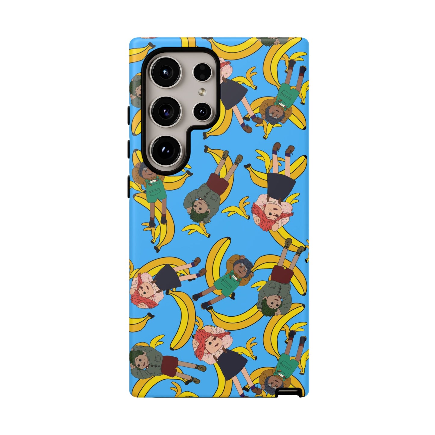 Banana Tots Pattern Phone Case — Cute Cartoon Phone Cover