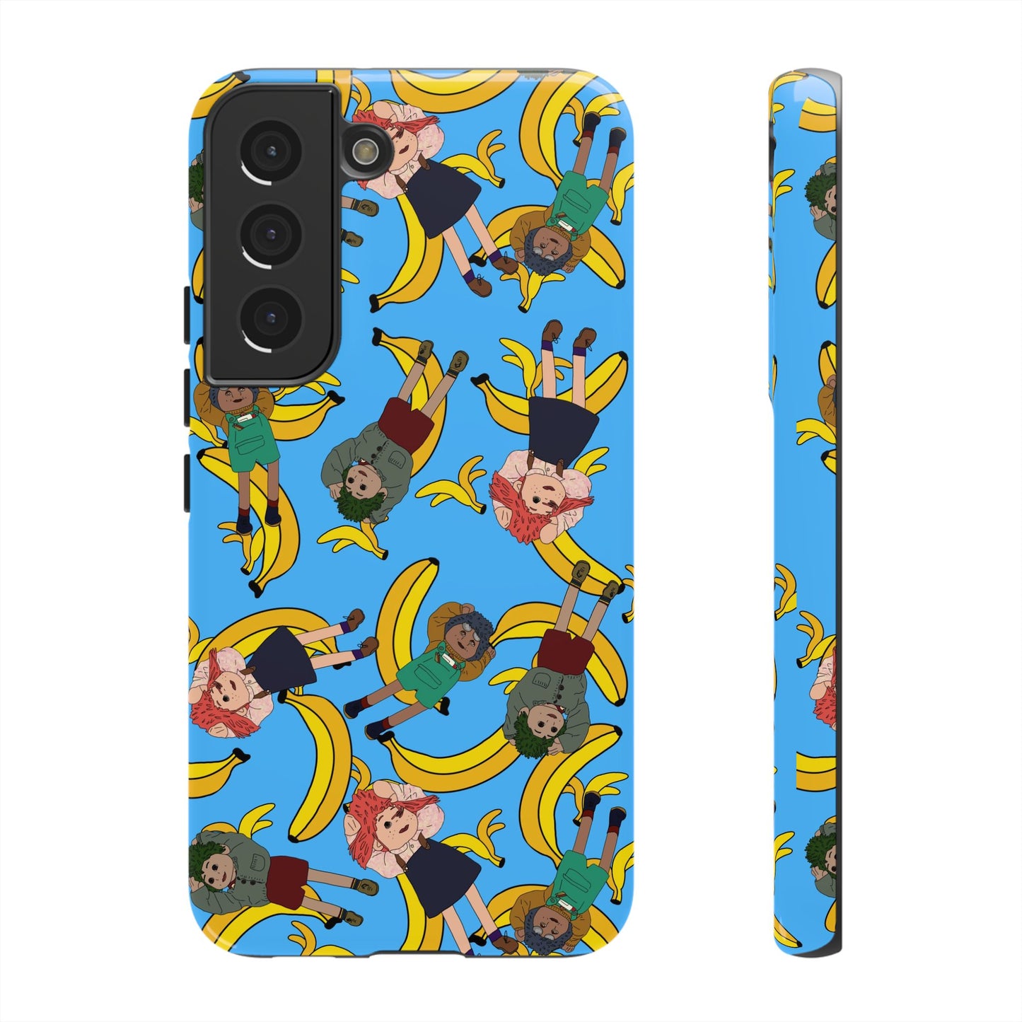 Banana Tots Pattern Phone Case — Cute Cartoon Phone Cover