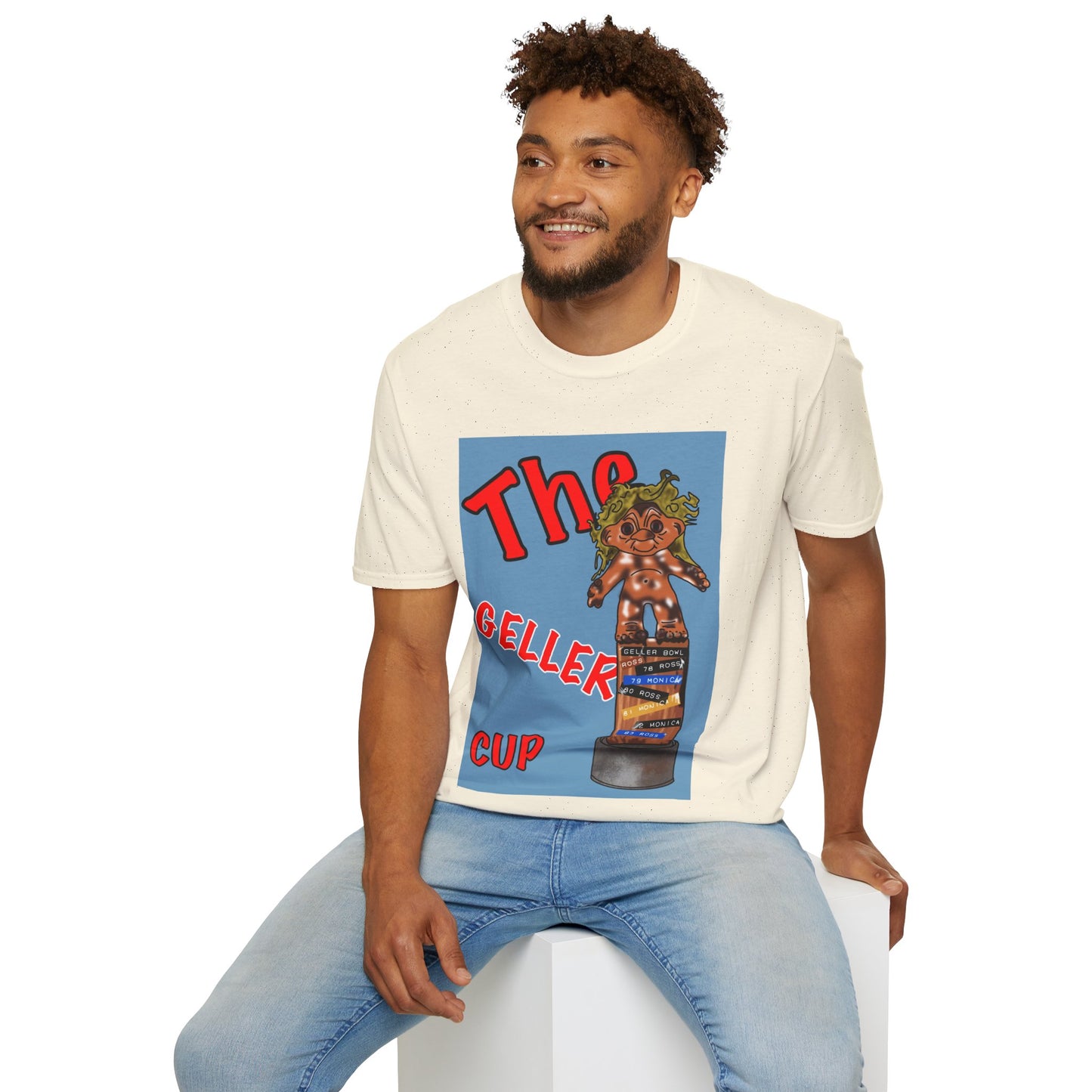 Friends TV Show Geller Cup T-Shirt — Retro Trophy Graphic Tee