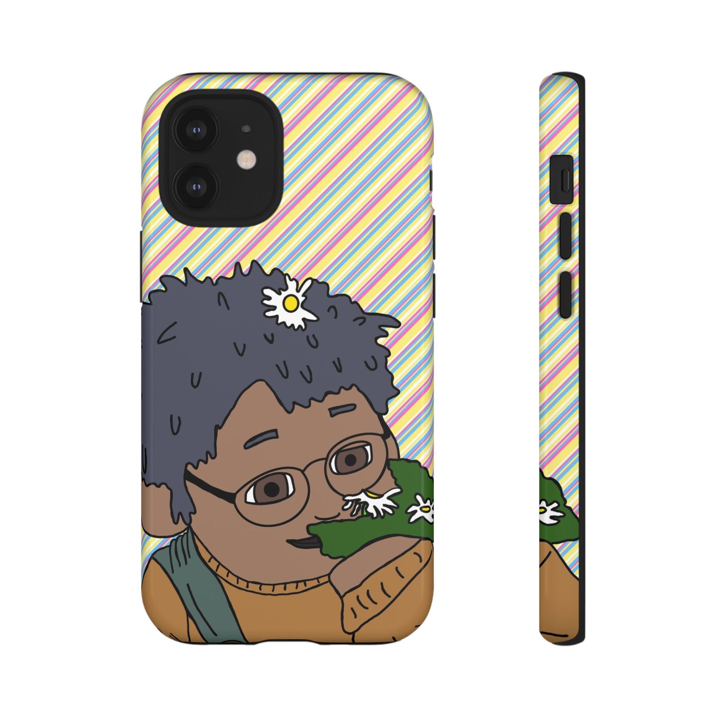 Cute Flowers Tom Phone Case —
