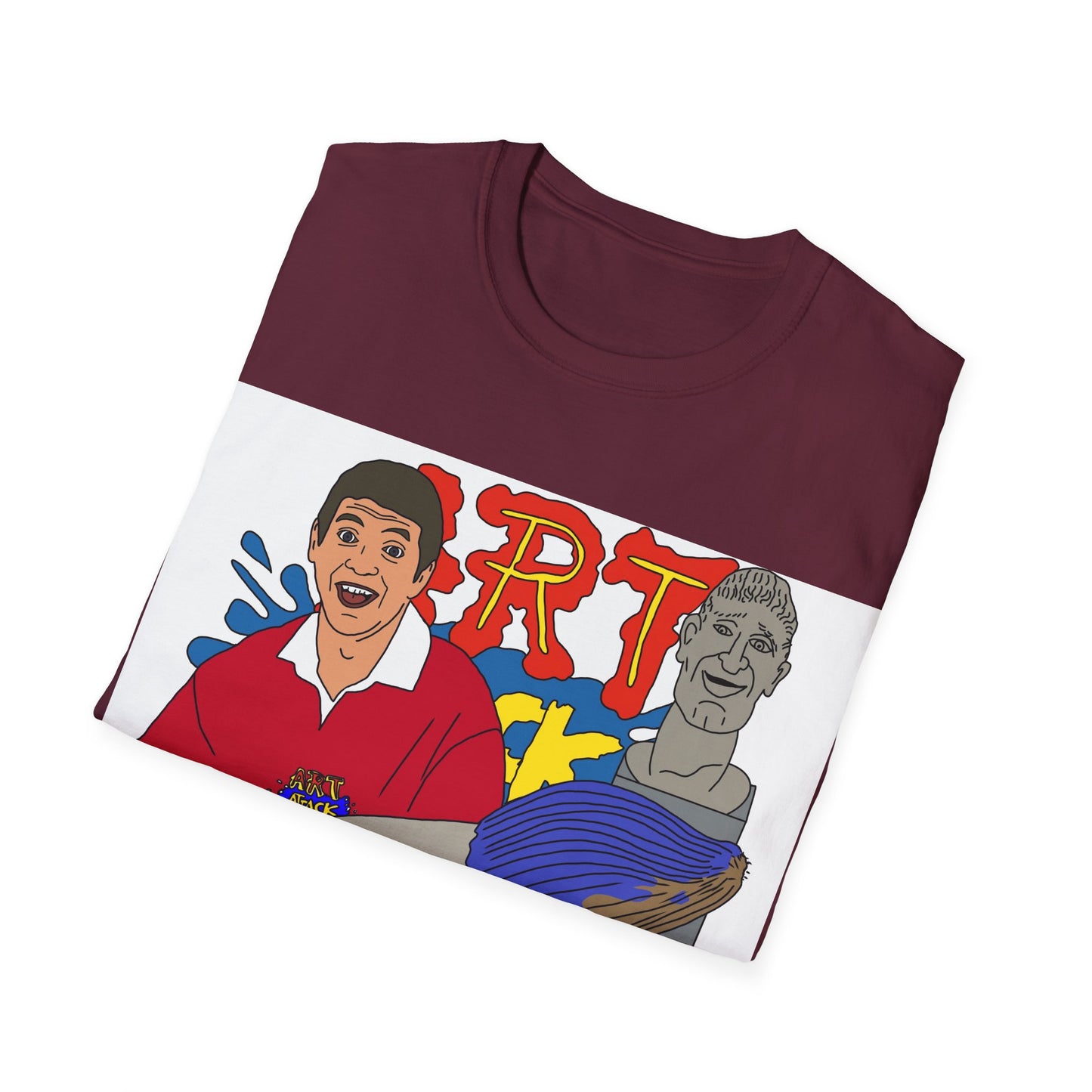 Art Attack 90s T-Shirt — Funny Graphic Tee