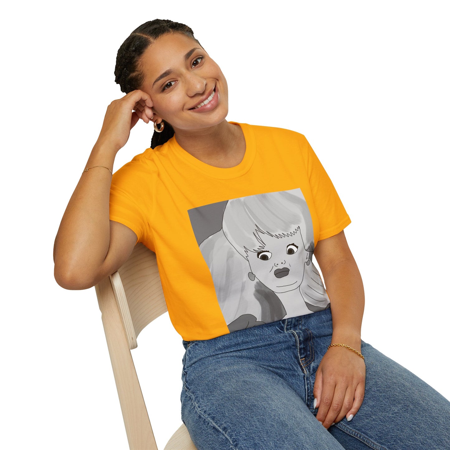 EWWW T-Shirt — Retro Pop Art Doll Portrait Graphic Tee