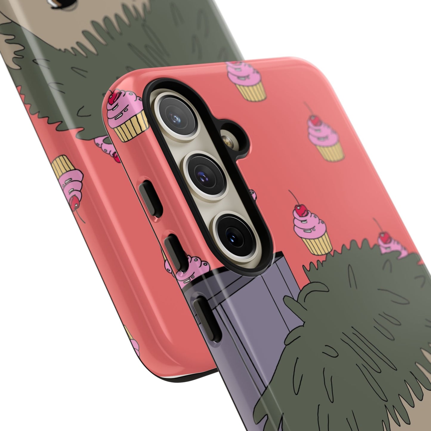 Cute Cupcake Tiny Phone Case — Whimsical Retro Character Protective Cover