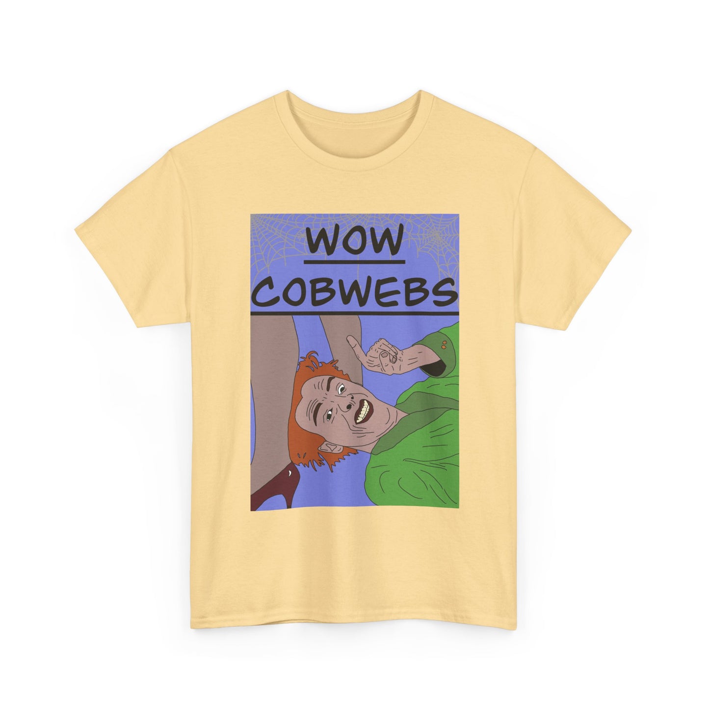 Drop Dead Fred T-Shirt — Funny "Wow Cobwebs" Retro Cartoon Tee