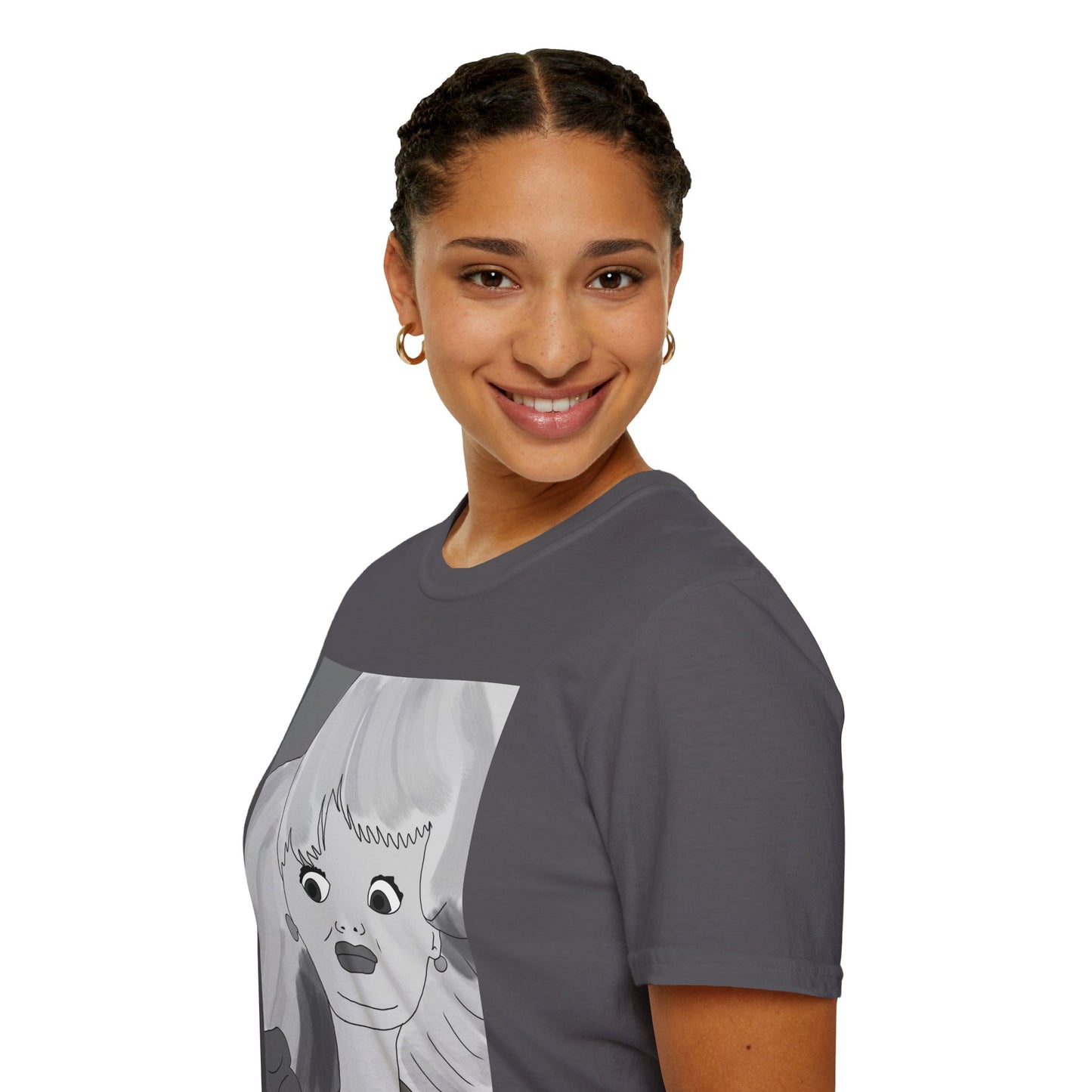 EWWW T-Shirt — Retro Pop Art Doll Portrait Graphic Tee