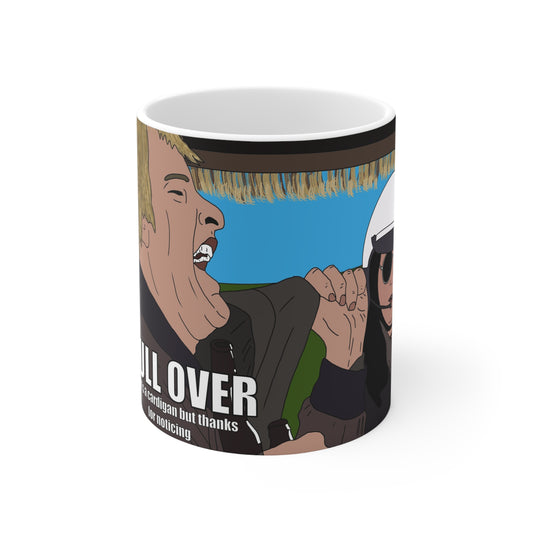 Pull Over Coffee Mug — Dumb & Dumber Cartoon Ceramic Cup (11oz/15oz)