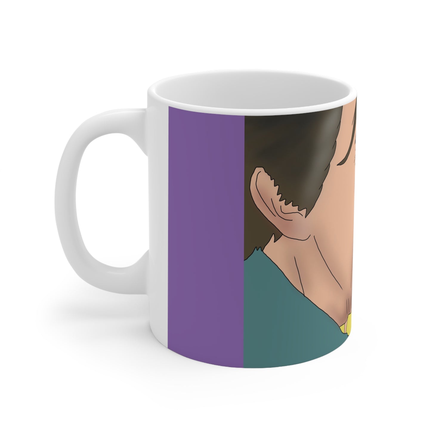 Funny Alan Partridge Coffee Mug — Toblerone Cartoon Snack Bite Mug