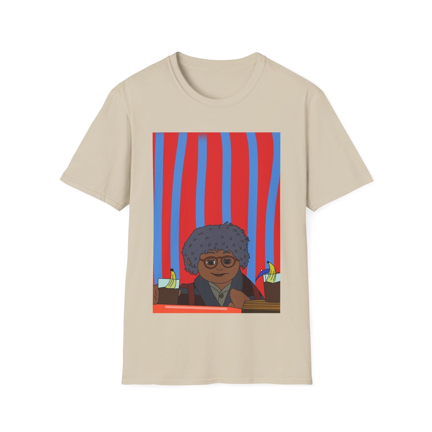 Tom Cocoa Banana T-Shirt — Colourful Illustration Tee