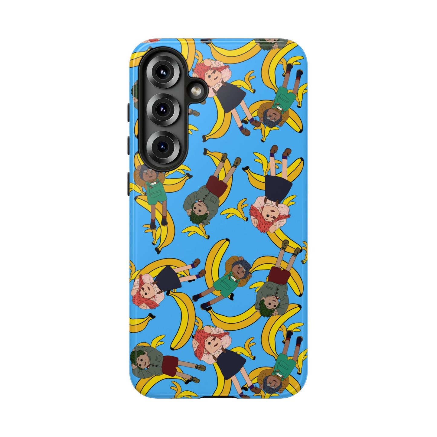 Banana Tots Pattern Phone Case — Cute Cartoon Phone Cover