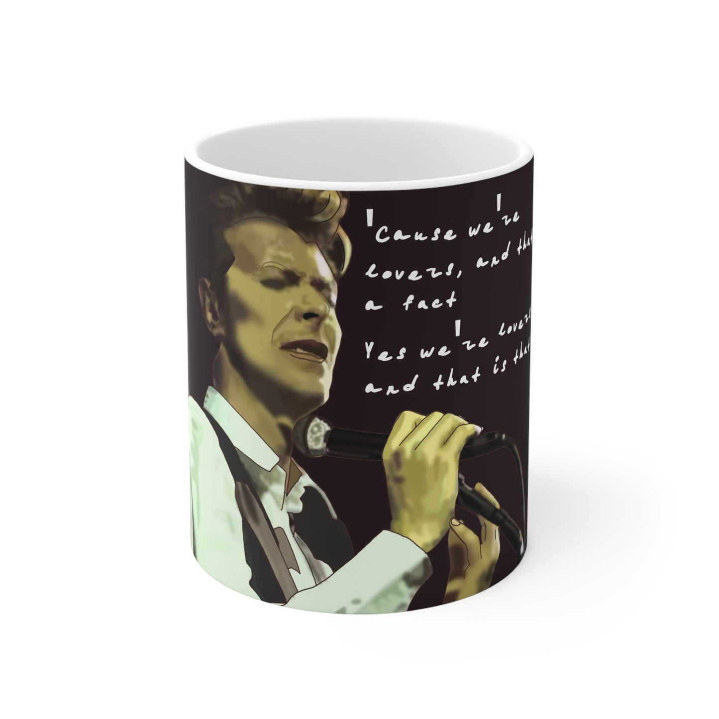 David Bowie Lyrics Mug