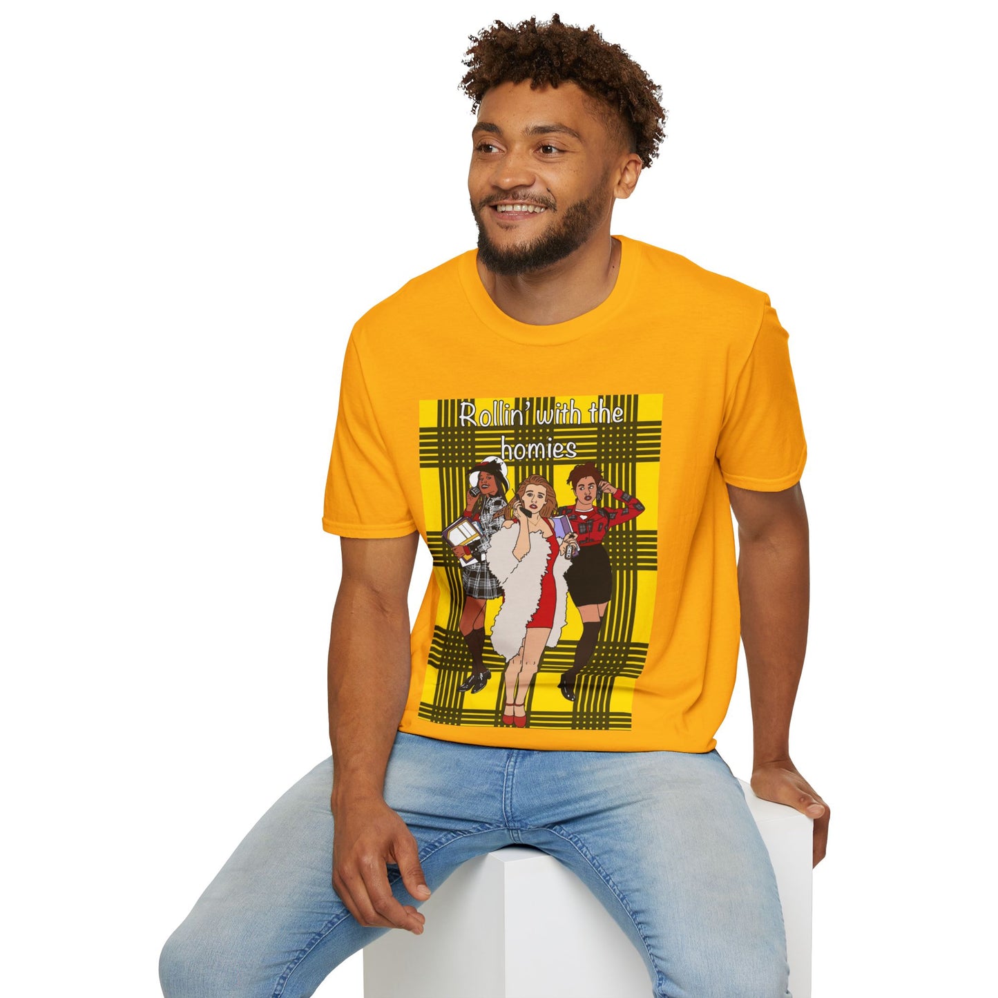 90s Clueless Graphic T-Shirt — ‘Clueless’ Plaid Inspired Retro Femme Tee
