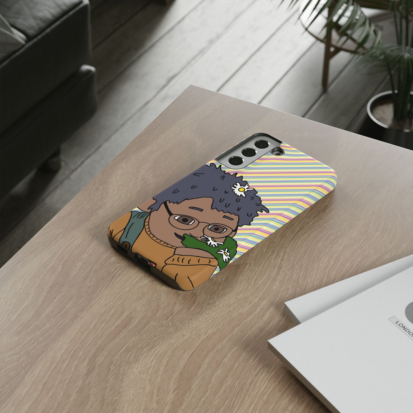 Cute Flowers Tom Phone Case —