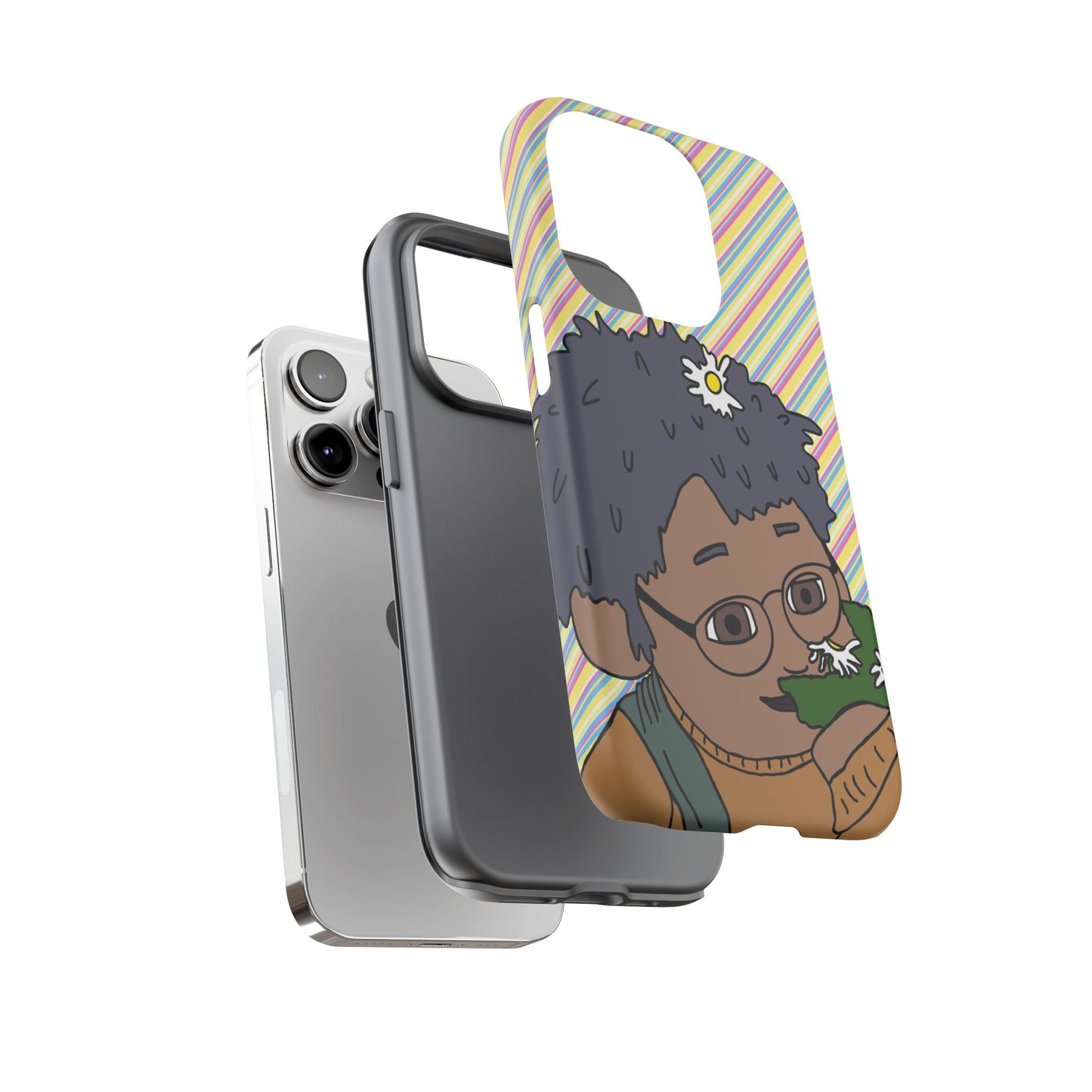 Cute Flowers Tom Phone Case —