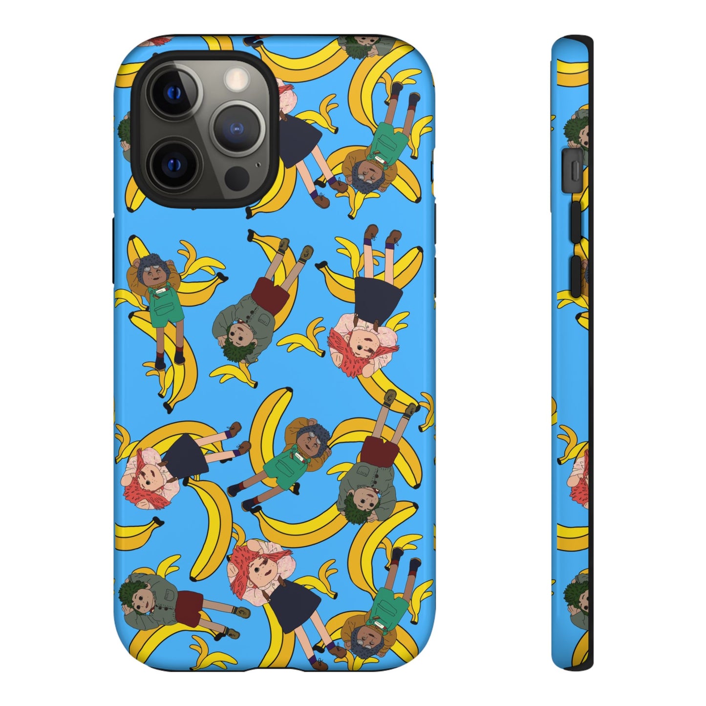 Banana Tots Pattern Phone Case — Cute Cartoon Phone Cover