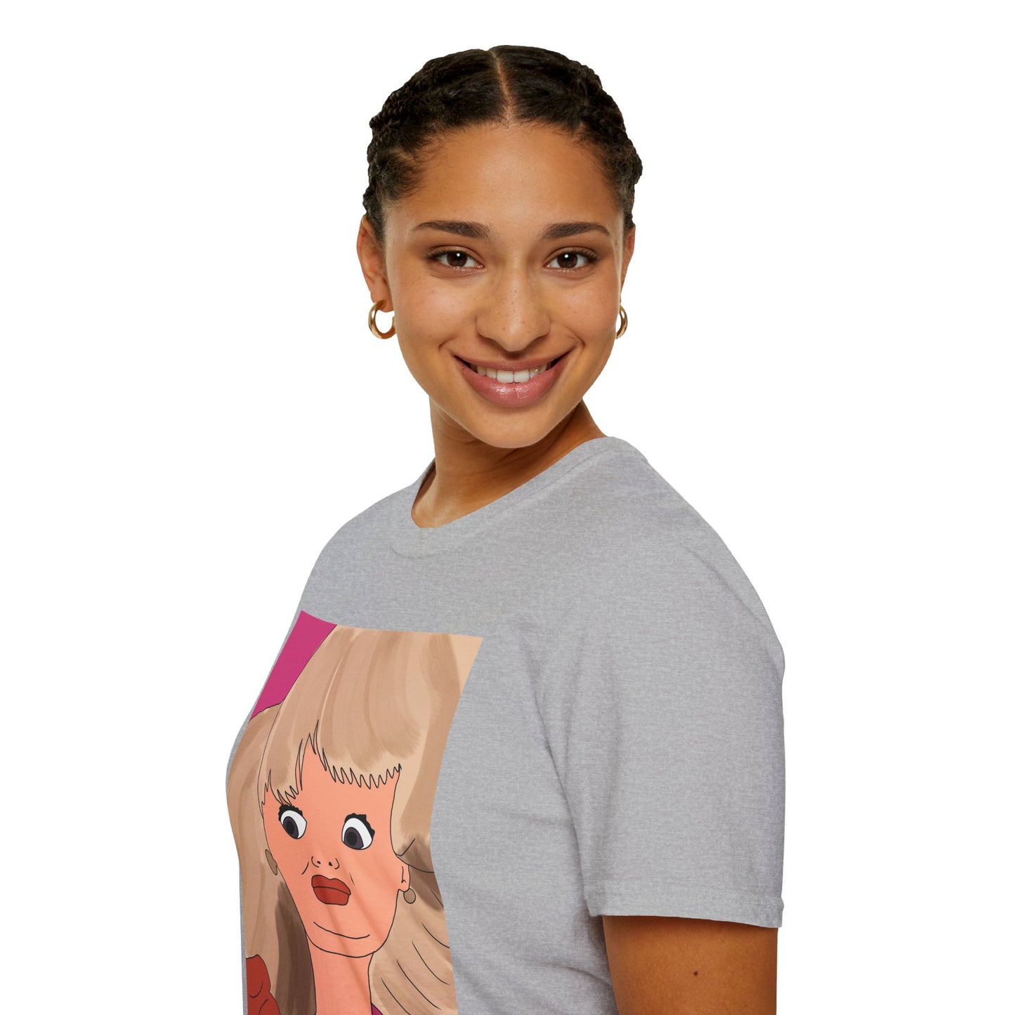 Ewww Retro Pop Art Doll Portrait T-Shirt