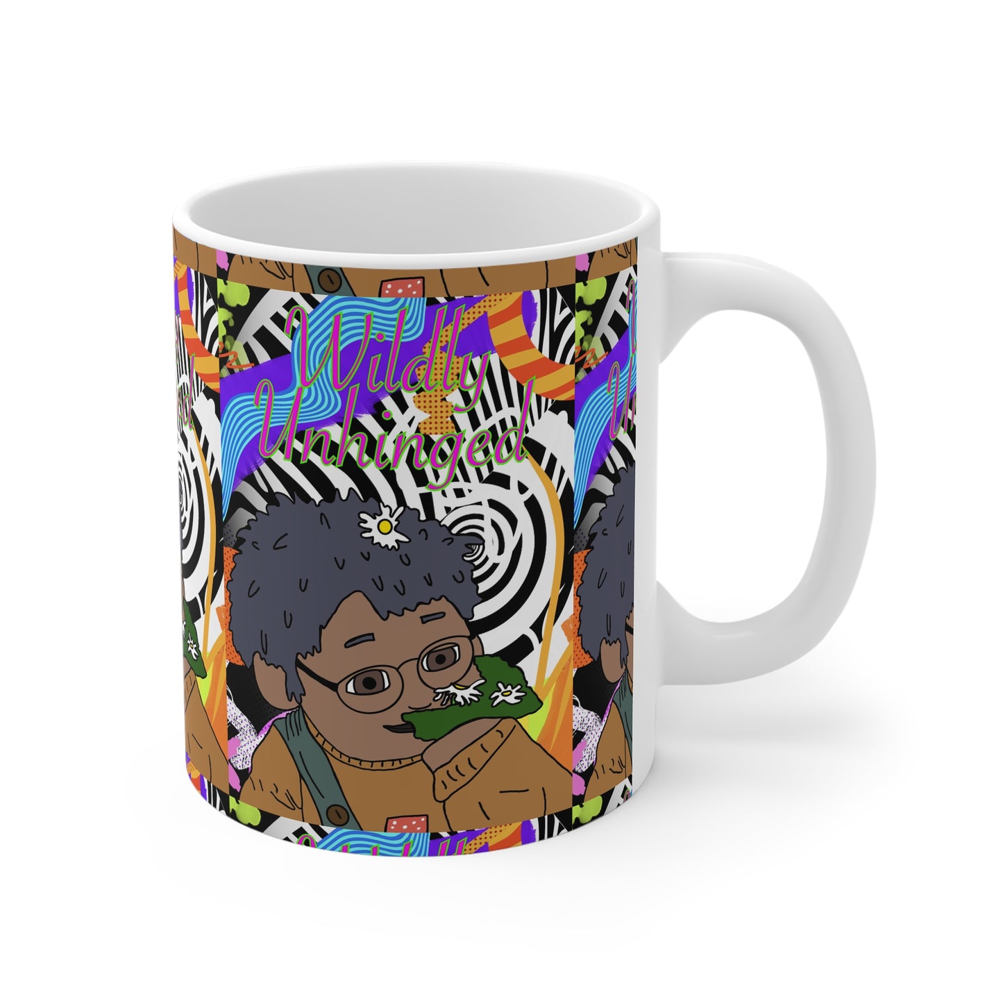 Wildly Unhinged Colourful Mug