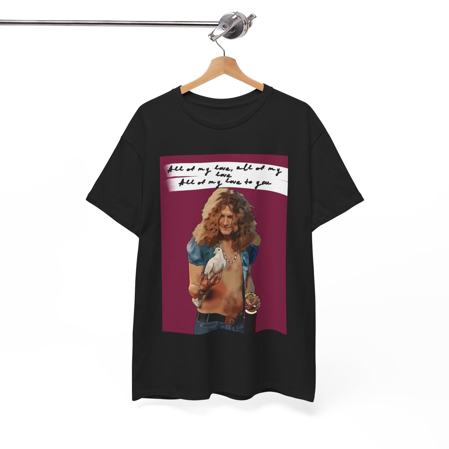 Robert Plant Led Zeppelin lyrics t shirt