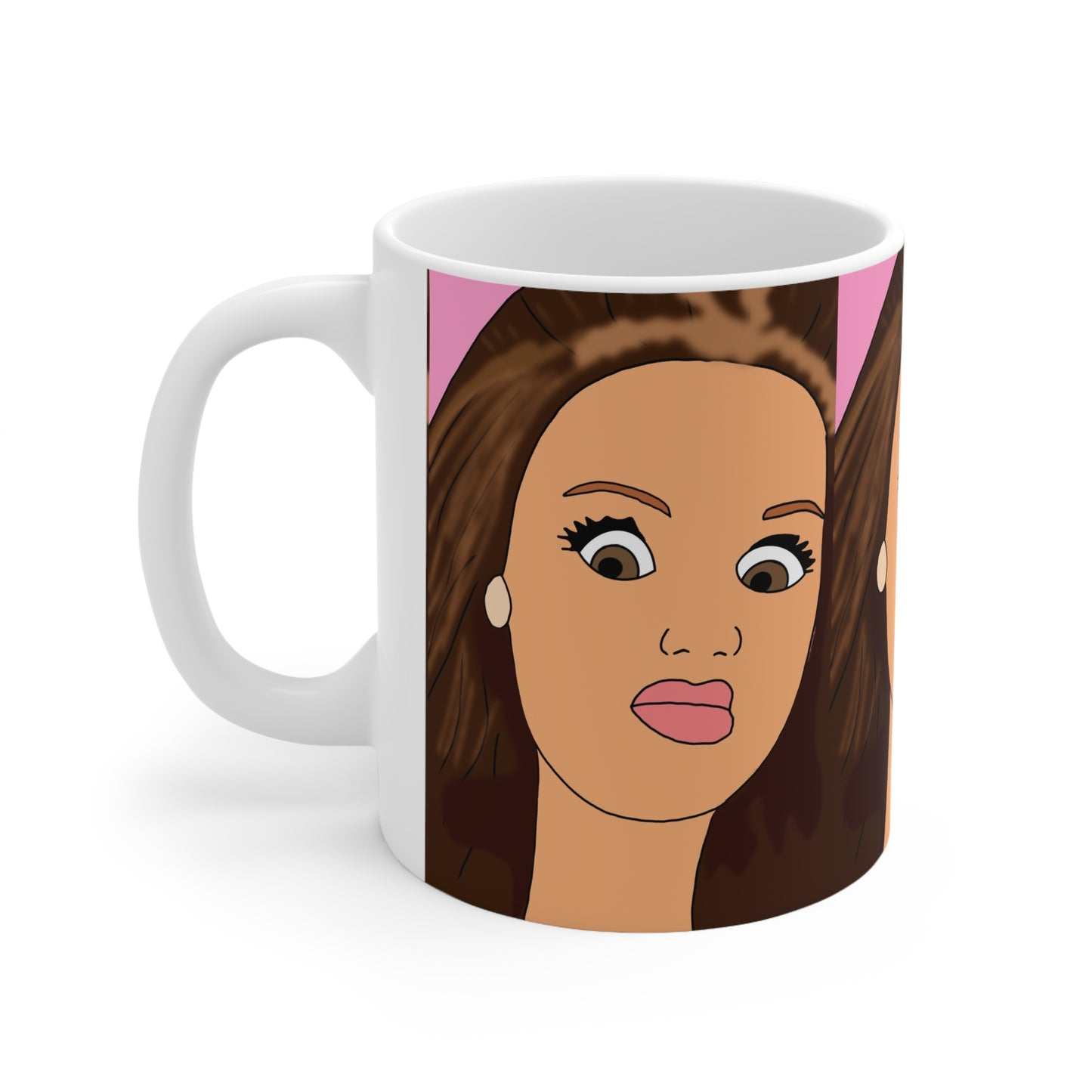 Mug — WTF Woman Pop Art Ceramic Coffee Mug
