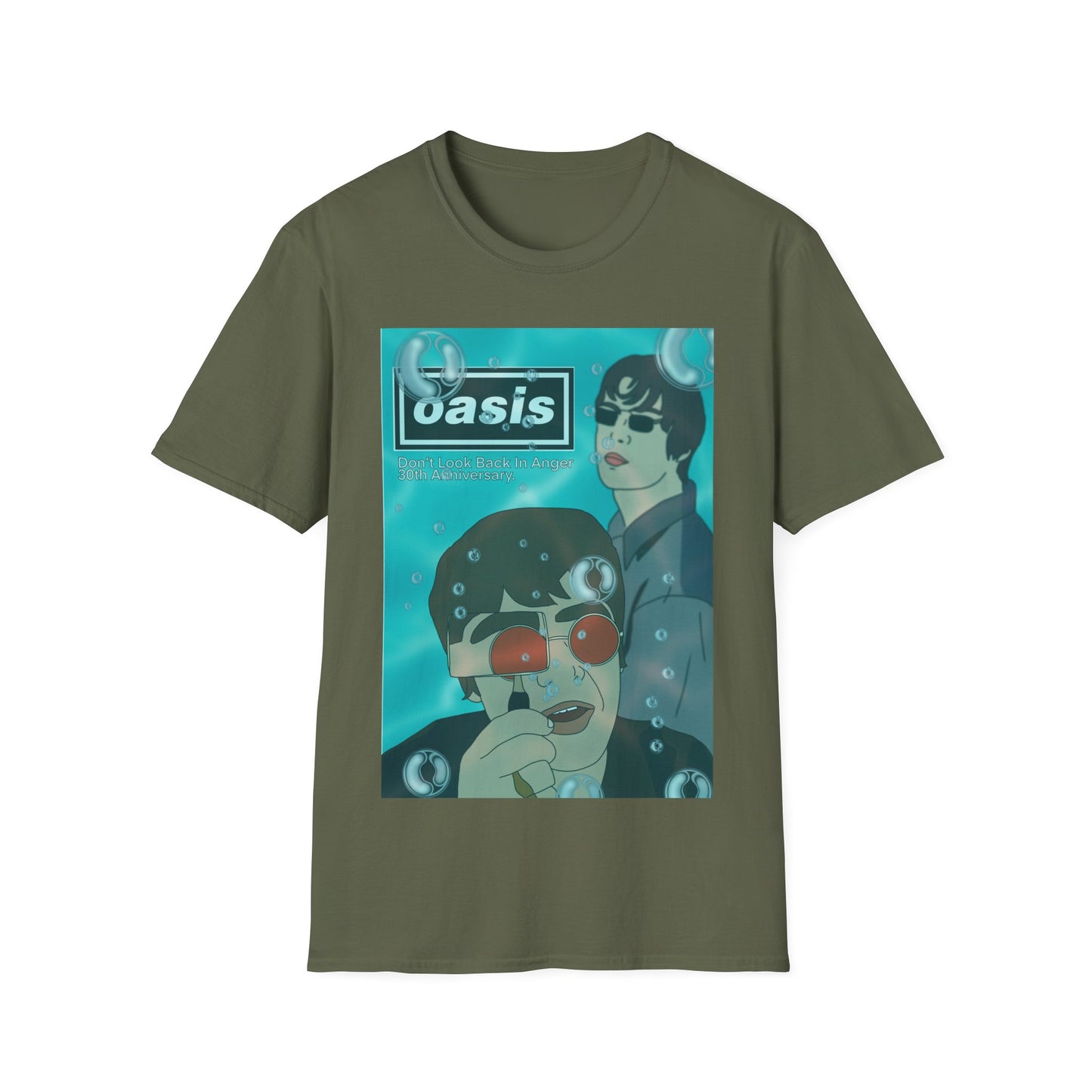 Oasis Don’t Look Back In Anger 30th Anniversary T Shirt | More Jam