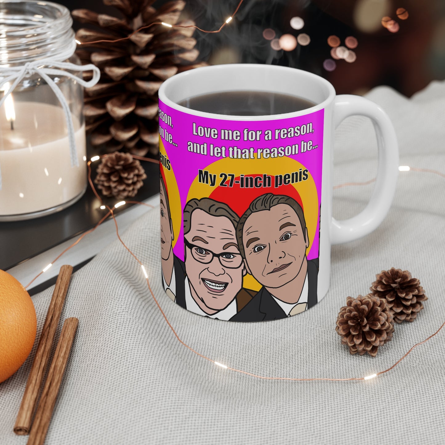 Love Me For A Reason, Let The Reason Be... | Shooting Stars Mug | More Jam