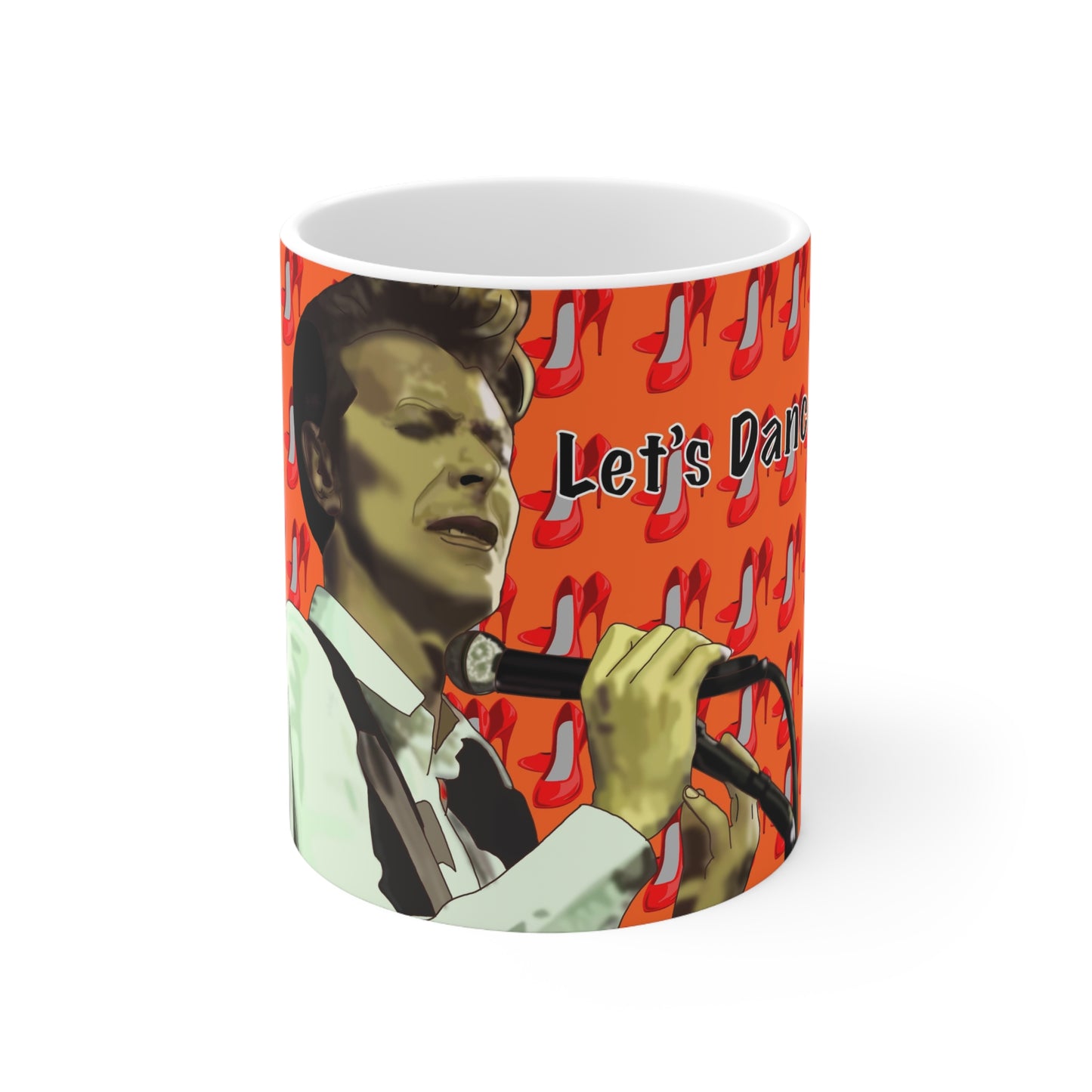David Bowie 'Let’s Dance' Ceramic Coffee Mug