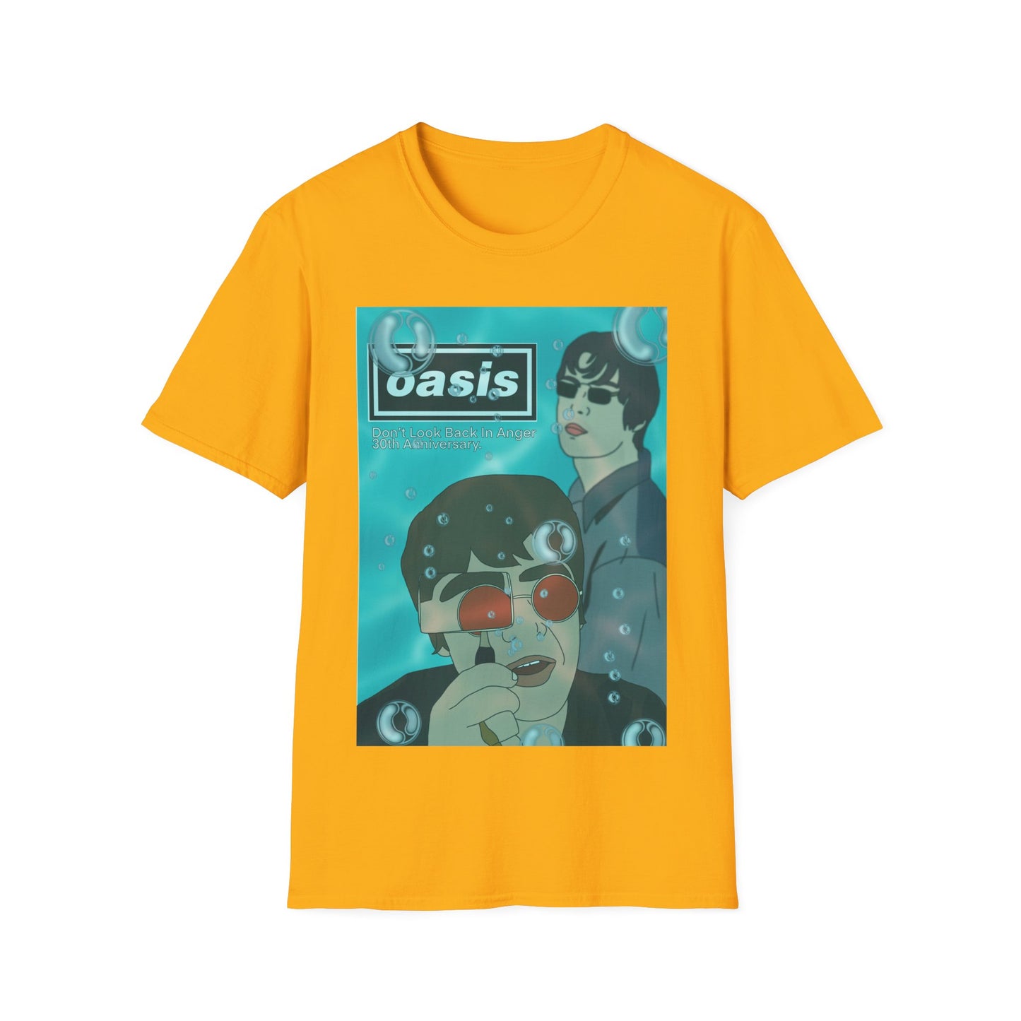 Oasis Don’t Look Back In Anger 30th Anniversary T Shirt | More Jam