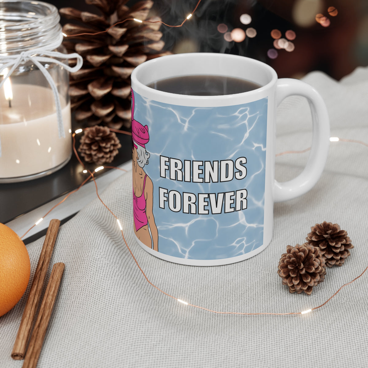 Senile Together, Friends Forever Mug