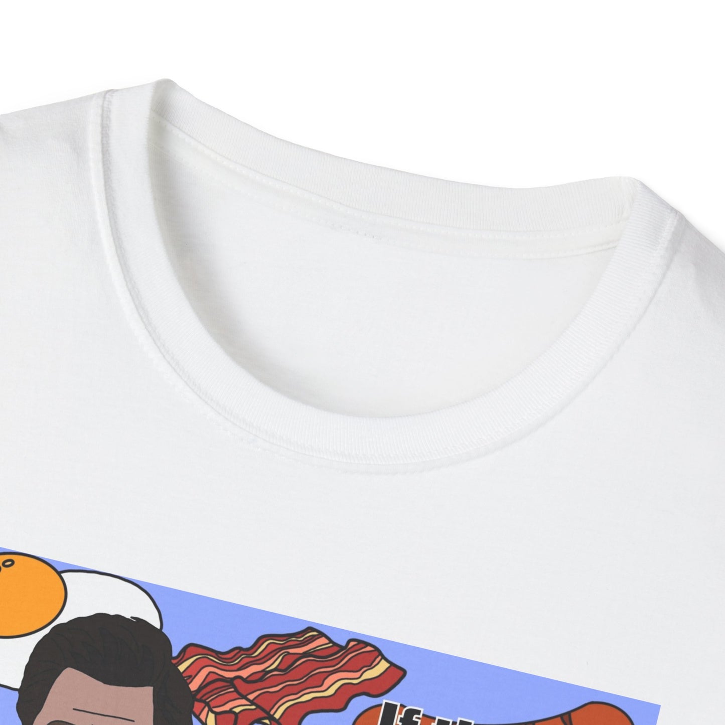 Funny Ron Swanson Graphic T-Shirt — 'If there were more food and fewer people...'