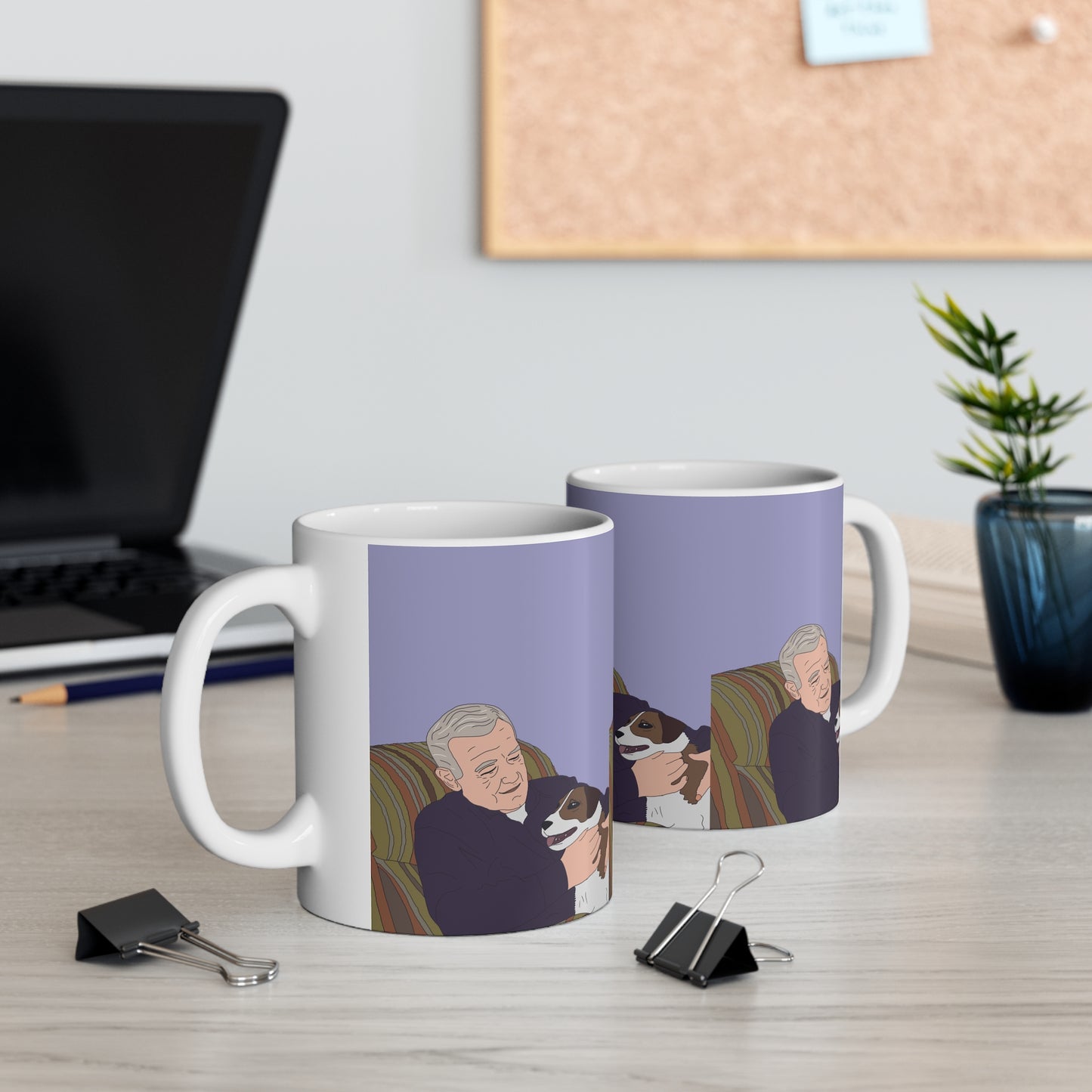 Martin Crane & Eddie Frasier Ceramic Coffee Mug —