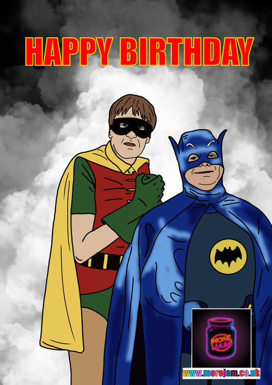 Villains & Heroes Birthday Card | Funny BBC Comedy Only Fools & Horses Card | More Jam