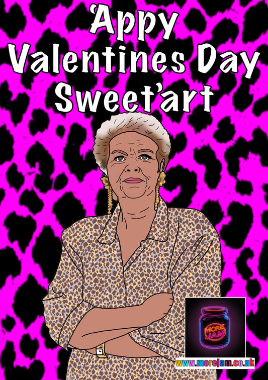 Valentine’s Day Card Pat Butcher Eastenders