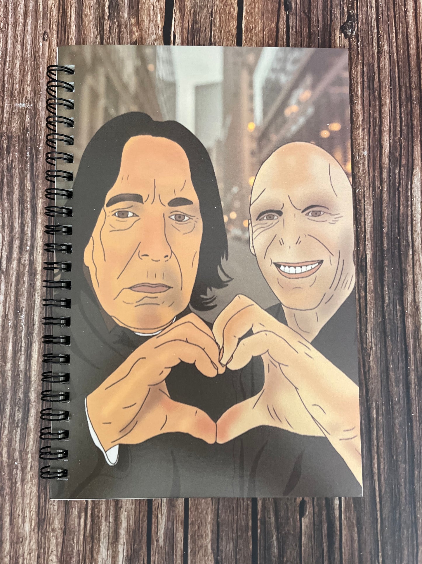 A5 Snape Hearts Voldemort Notebook