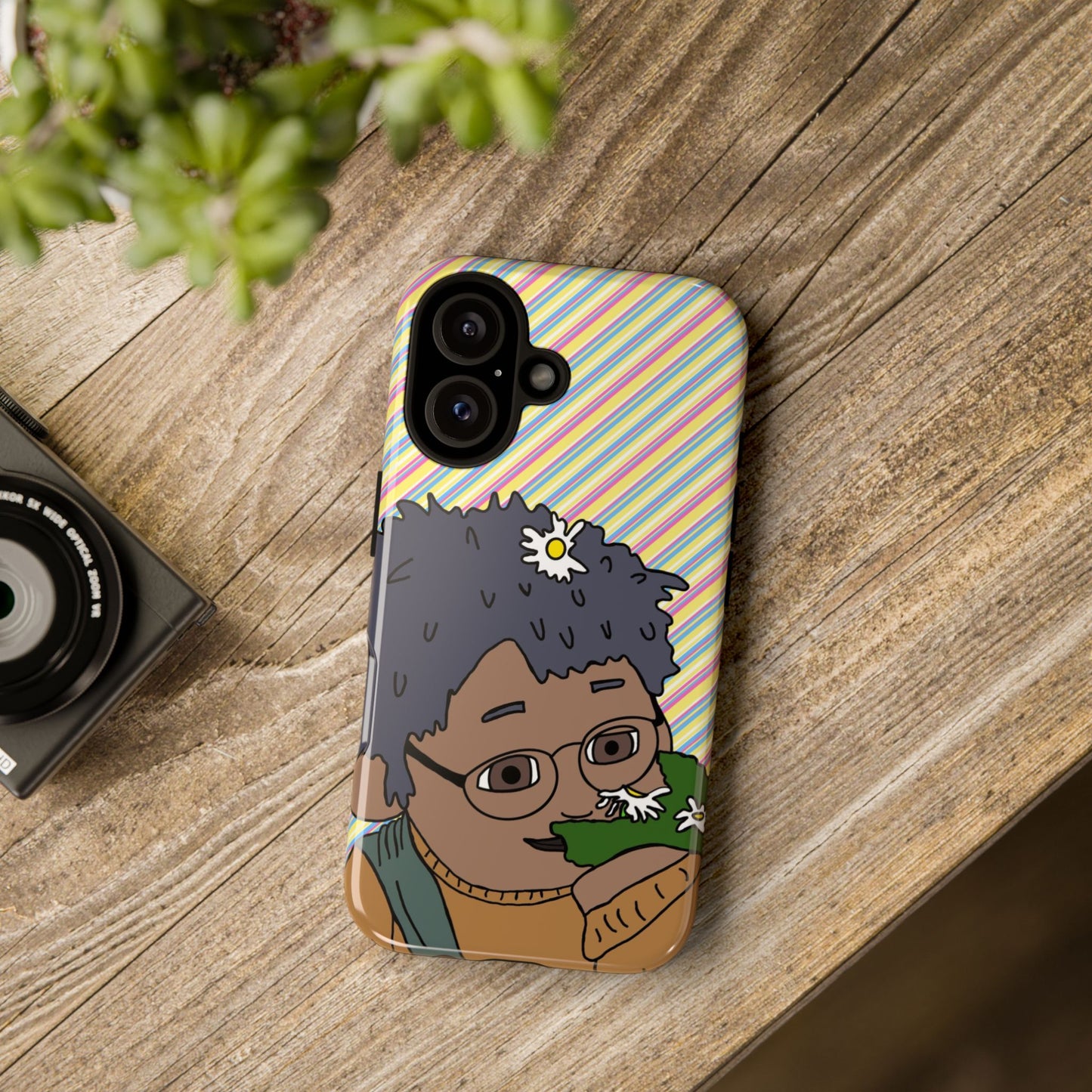 Cute Flowers Tom Phone Case —